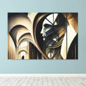 Impressão em Tela Abstract Realism Canvas Afdruk (Insitu (Houten vloer))