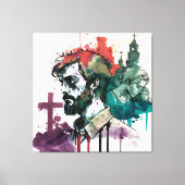 Impressão em Tela Canvas Afdruk (Voorkant)