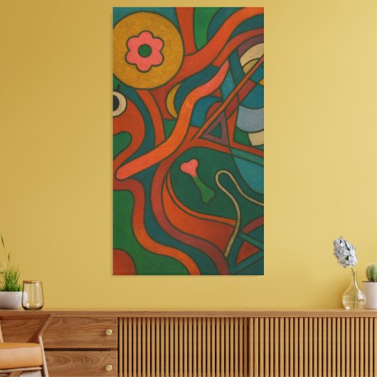 impressão em Tela  Canvas Afdruk (Insitu (Woonkamer))