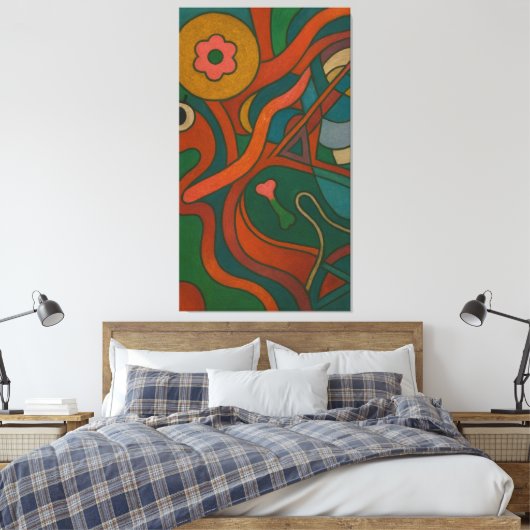 impressão em Tela  Canvas Afdruk (Insitu (Slaapkamer))