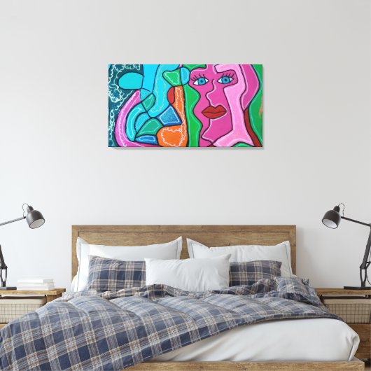 Impressão em Tela Canvas Afdruk (Insitu (Slaapkamer))