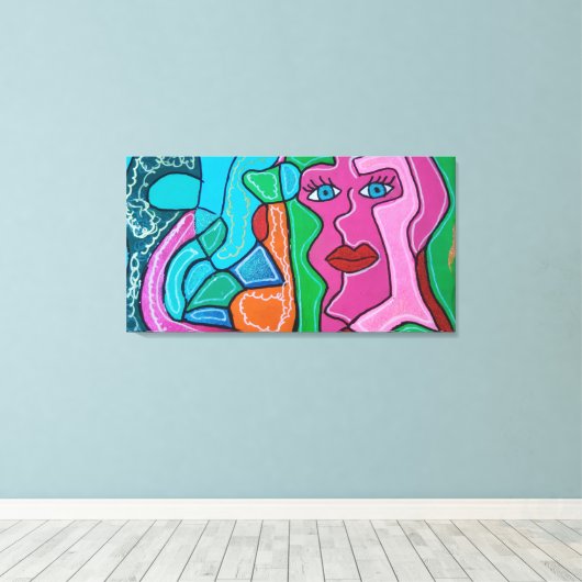 Impressão em Tela Canvas Afdruk (Insitu (Houten vloer))