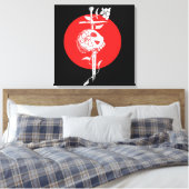 Impressão em Tela tempo Canvas Afdruk (Insitu (Slaapkamer))