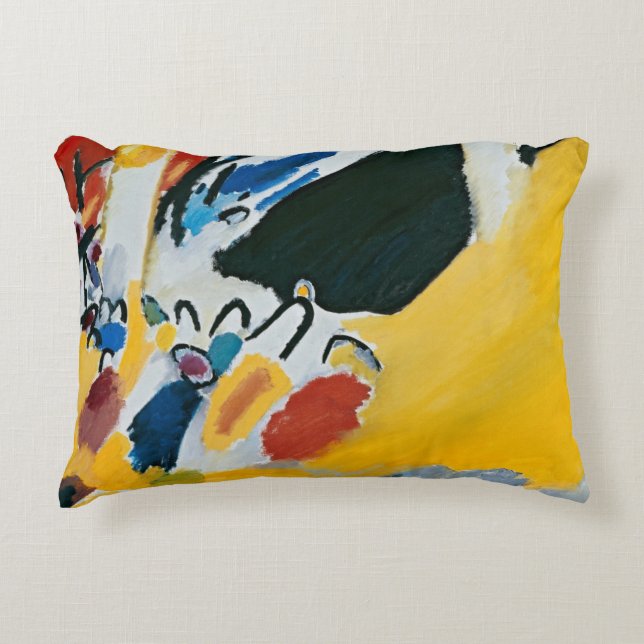 Impressie III (Concert) van Wassily Kandinsky Decoratief Kussen (Voorkant)