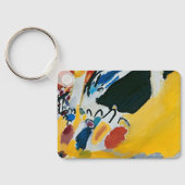 Impressie III (Concert) van Wassily Kandinsky Sleutelhanger (Achterkant)