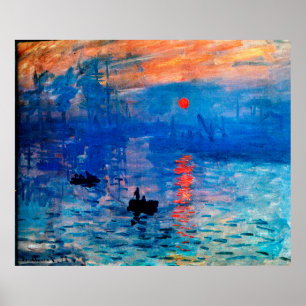 Impressie, Sunrise 1872 Poster