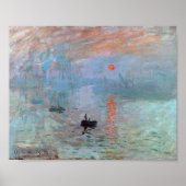 Impressie, Sunrise, Claude Monet Poster (Voorkant)