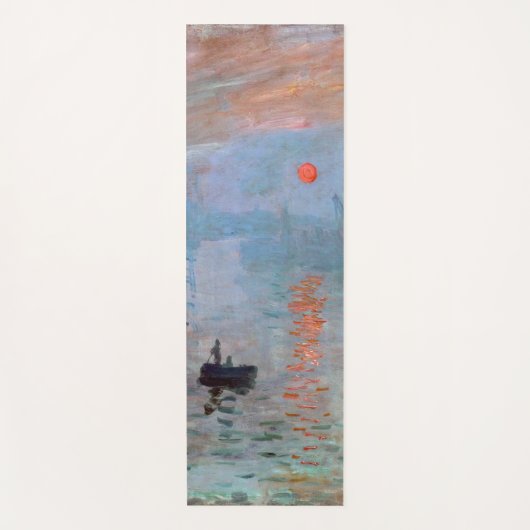 Impressie, Sunrise, Claude Monet Yogamat (Voorkant)