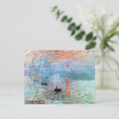 Impressie, Sunrise door Claude Monet Briefkaart (Staand voorkant)