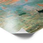 Impressie, Sunrise door Claude Monet Foto Afdruk (Hoek)