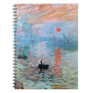 Impressie, Sunrise door Claude Monet Notitieboek
