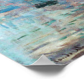 Impressie, Sunrise door Claude Monet Poster (Hoek)
