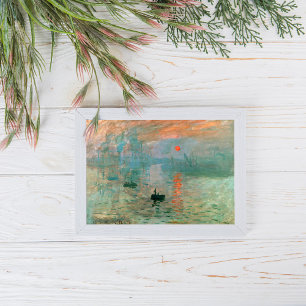 Impressie, Sunrise door Claude Monet Poster
