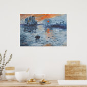 Impressie, Sunrise Poster (Keuken)