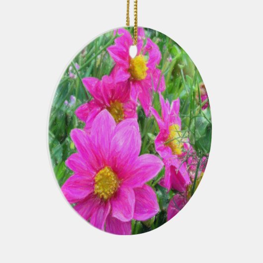 Impressie van Cosmos. Keramisch Ornament (Rechts)