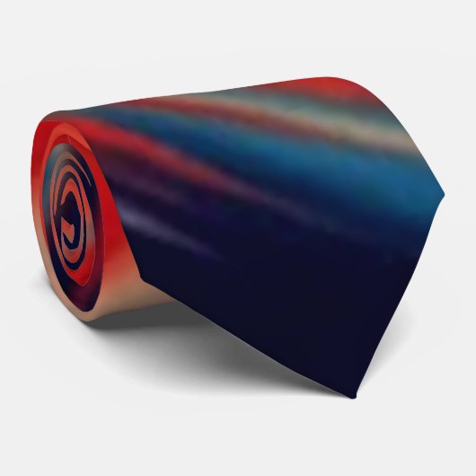 Impressie van de big bang stropdas (Opgerold)