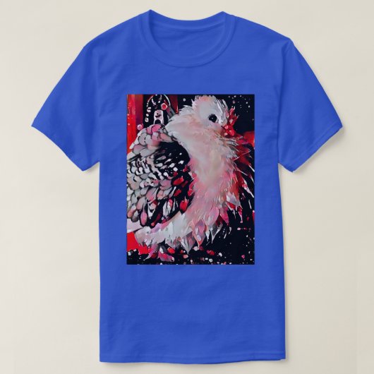 Impressie van een Zenuwvogel T-shirt (Design voorkant)