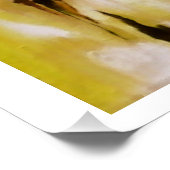 "Impressie van gemaskeerd model", glanzend Poster (Hoek)