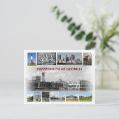 Impressie van Georgië, Verenigde Staten Briefkaart (Staand voorkant)