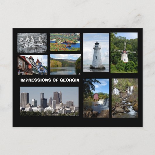 Impressie van het Georgische Briefkaart (Voorkant)