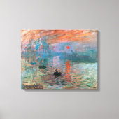 Impressie, zonsopgang | Claude Monet | Canvas Afdruk (Voorkant)