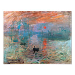 Impressie, zonsopgang | Claude Monet | Foto Afdruk