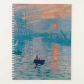 Impressie Zonsopgang Claude Monet Planner (Voorkant)