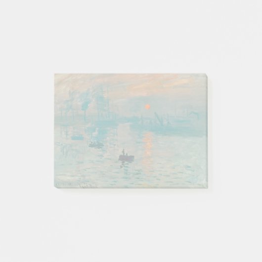 Impressie Zonsopgang Claude Monet Post-it® Notes (Voorkant)
