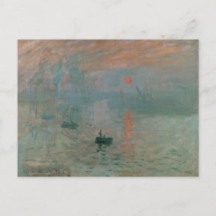 Impressie, Zonsopgang door Claude Monet Ansichtkaa Briefkaart