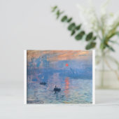 Impressie, zonsopgang door Claude Monet Briefkaart (Staand voorkant)