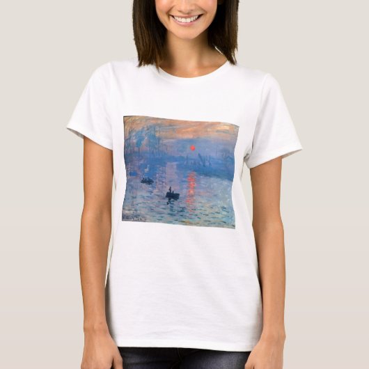 Impressie, zonsopgang door Claude Monet T-shirt (Voorkant)