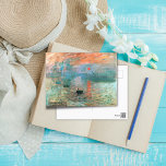 Impressie, zonsopgang, Monet Fine Art Briefkaart<br><div class="desc">Impression, Sunrise is een schilderij van Claude Monet dat voor het eerst getoond werd op wat de "Exhibition of the Impressionists" in Parijs zou worden in april 1874. Het schilderij wordt gecrediteerd met het inspireren van de naam van de beweging Impressionist. De onderdrukking, Sunrise schildert de haven van Le Havre,...</div>