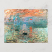 Impressie, zonsopgang, Monet Fine Art Briefkaart (Voorkant)