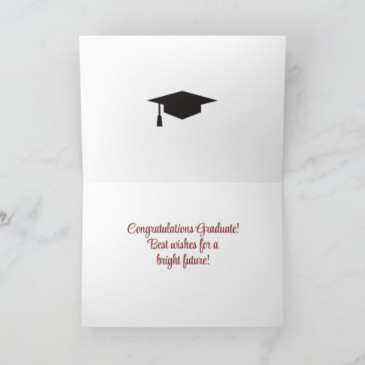 IMPRESSIEF, Afstuderen Gefeliciteerd! Afstuderen K Kaart (Binnen)