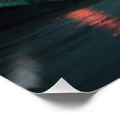 Impressies van London Town 1896 Art Perfect Poster (Hoek)