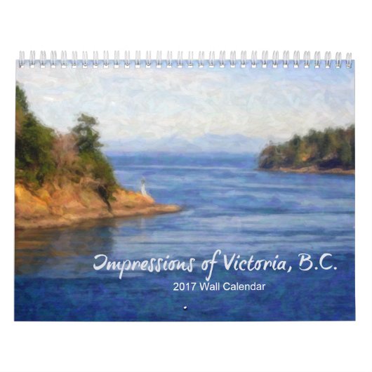 Impressies van Victoria, B.C. 2017 Kalender (Hoes)