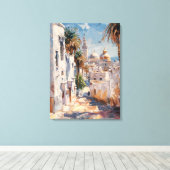 Impressinist picture of Tunis Canvas Afdruk (Insitu (Houten vloer))