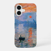 Impression by Claude Monet – Personalized Art iPhone 16 Hoesje (Achterkant)