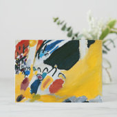 Impression III (Concert) van Wassily Kandinsky Kaart (Staand voorkant)