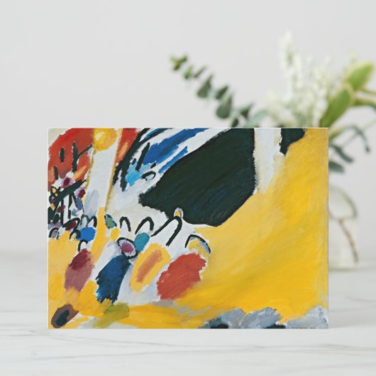 Impression III (Concert) van Wassily Kandinsky Kaart (Staand voorkant)