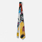 Impression III (Concert) van Wassily Kandinsky Stropdas (Achterkant)