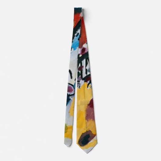 Impression III (Concert) van Wassily Kandinsky Stropdas (Achterkant)