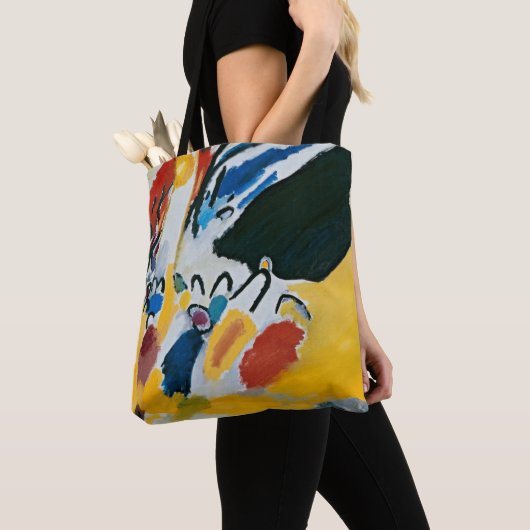 Impression III (Concert) van Wassily Kandinsky Tote Bag (Dichtbij)
