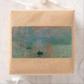 Impression, Soleil Levant by Claude Monet 1872 Etiket (Insitu)