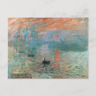 Impression, Sunrise 1872 Claude Monet Briefkaart