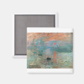 Impression, Sunrise 1872 Claude Monet Magneet (Voorkant / Achterkant)