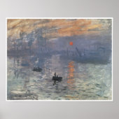 Impression-Sunrise, 1872 Poster (Voorkant)