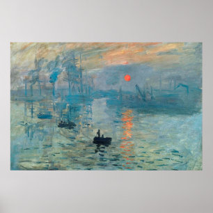 Impression, Sunrise, 1873 Poster