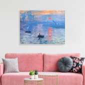 Impression Sunrise Canvas Afdruk (Insitu (Woonkamer))