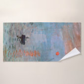 Impression, Sunrise, Claude Monet, 1872 Badhanddoek (Badhanddoek)